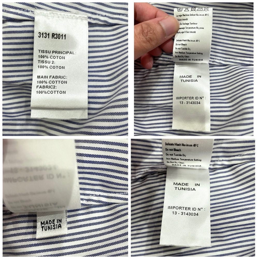 NWT Carven Sleeveless Striped Ruffle Midi Dress - Picture 11 of 11